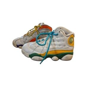 NIKE Air Jordan 13 Retro KSA (PS) "Playground" Size 11C Multi Color CV0808-158